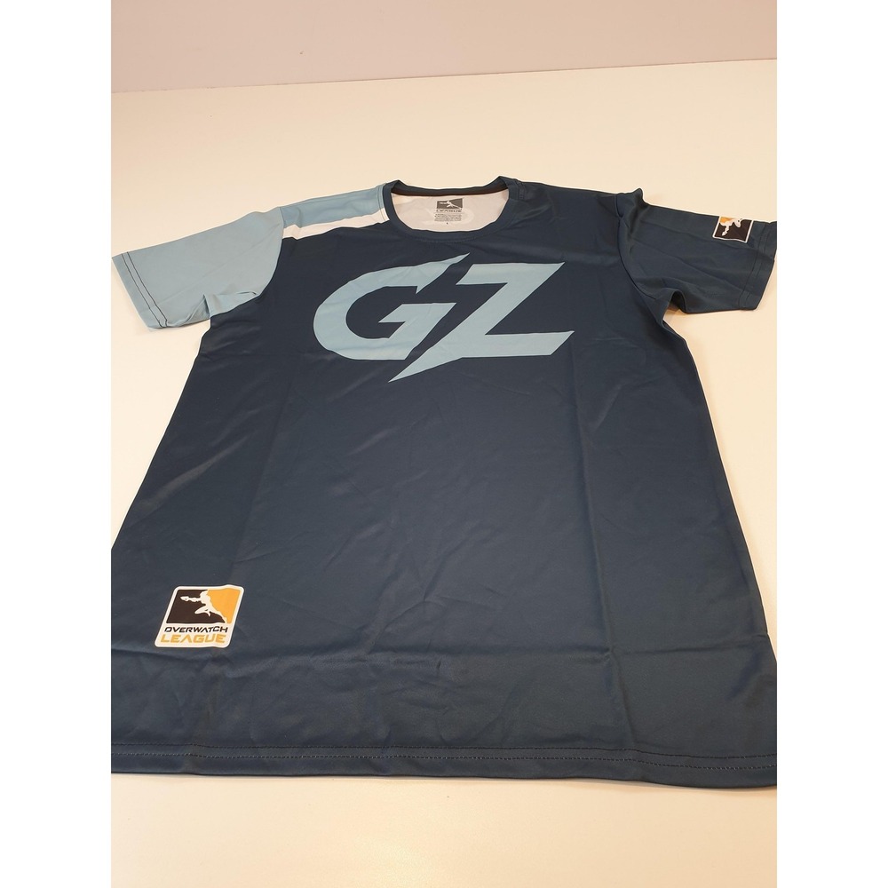 Guangzhou Charge Shirt Mens Large Blue Teal Overwatch League Esports Tee 2019